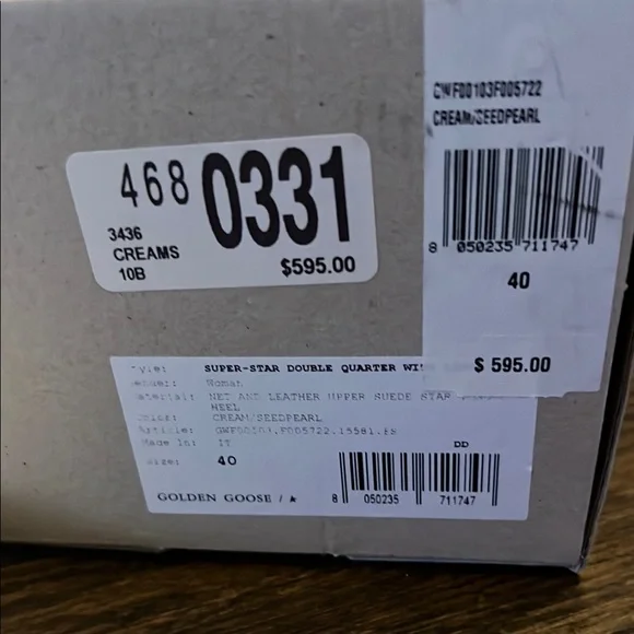 Golden Goose Cream Sneakers - Picture 2 of 7